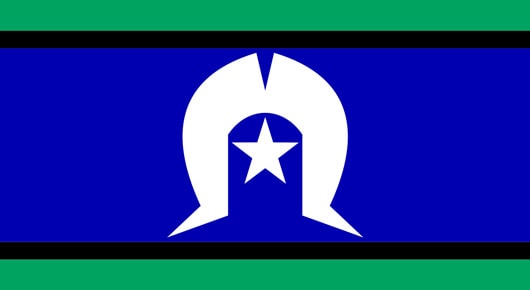 Torres Strait Islander Flag — designed by Bernard Namok